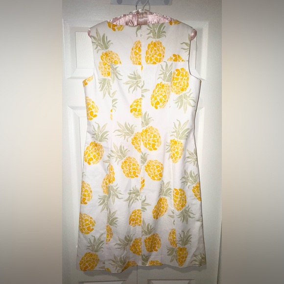 Brooks Brothers Pineapple Print Shift Dress preppy style Size 10. EUC - Picture 13 of 15